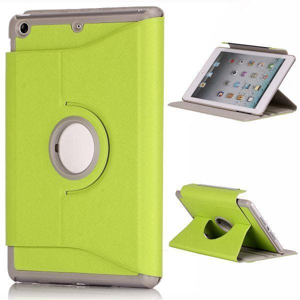iColor iPad Mini Læderetui - 360 Rotational Flip Holder (Grø