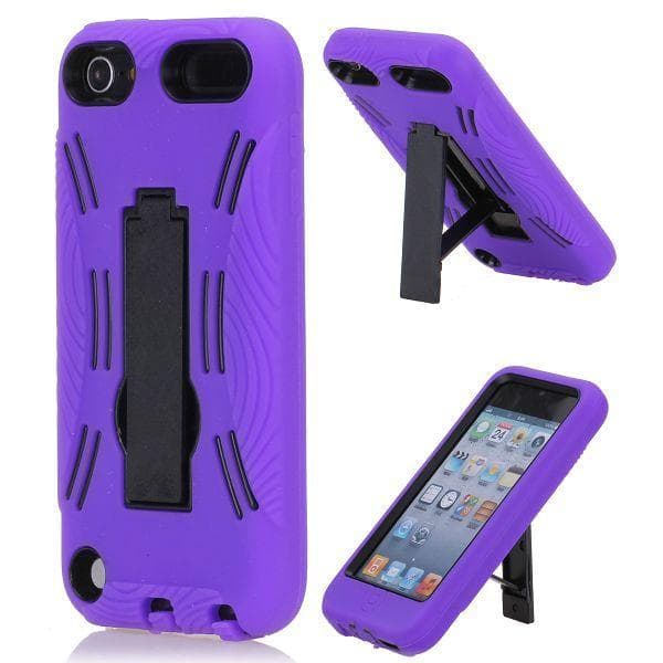 Ultra Safe - Kick Stander (Lilla) iPod Touch 5 Cover