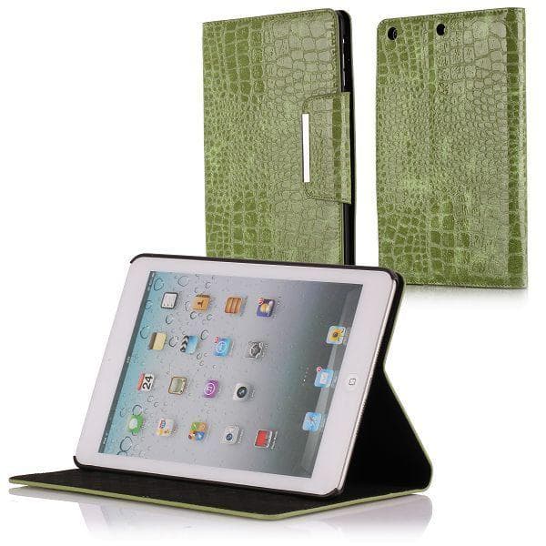 Raptor iPad Mini Læderetui - FlipStand (Grøn)