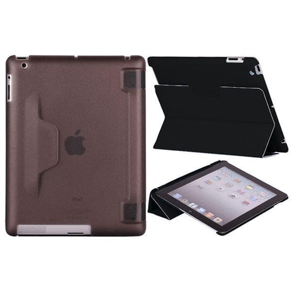iSmartCover til The Ny iPad 3/iPad 4 (Sort) Foldbar Holder