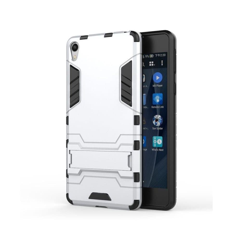 Rollo Sony Xperia E5 Hybridskal - Silver