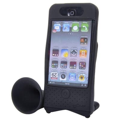 iPhone 4 (Svart) Bike Horn - Cykelhållare