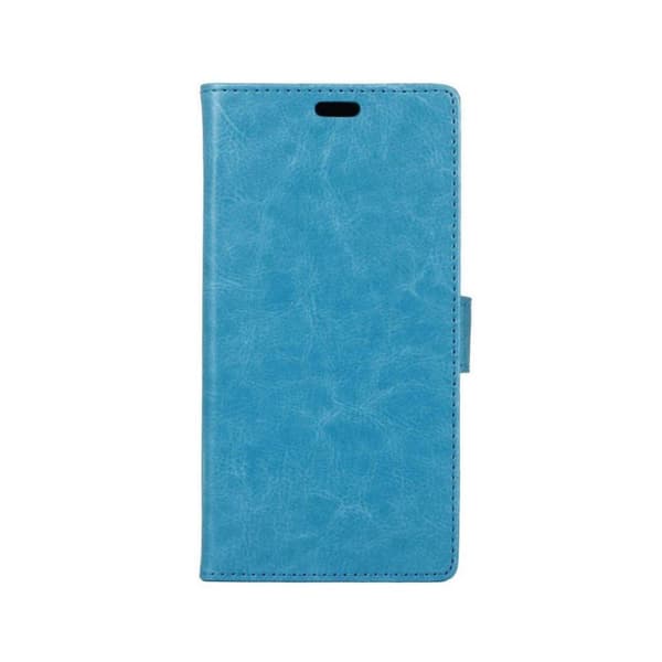 Huawei Mate 9 Pro Hullu Hevonen Nahkakotelo Lompakko - Sinin