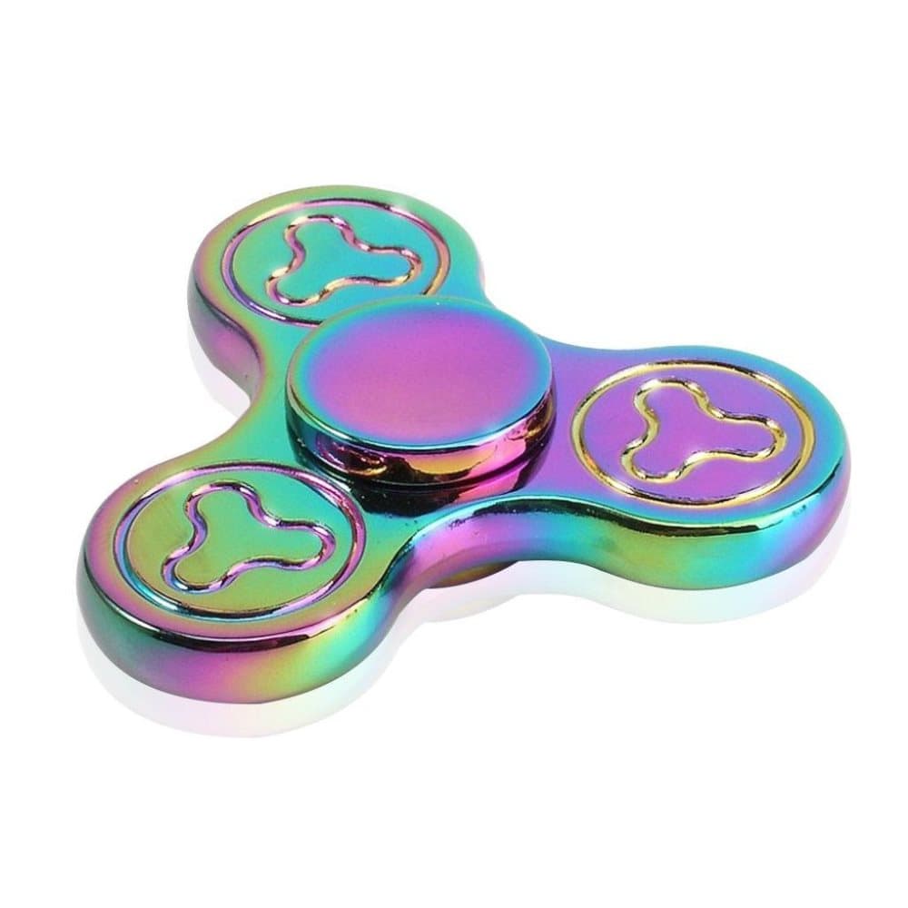Fidget Spinner Värikäs Metallinen Stressilelu