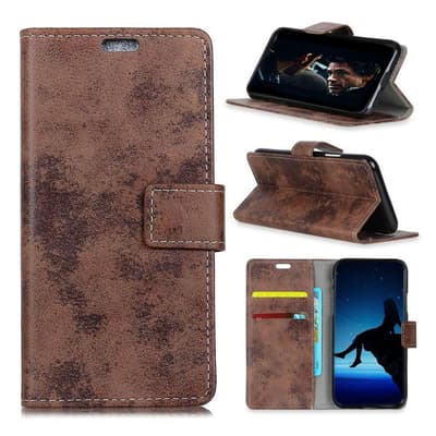 Huawei Mate 10 Lite Fodral med retro design - Brun