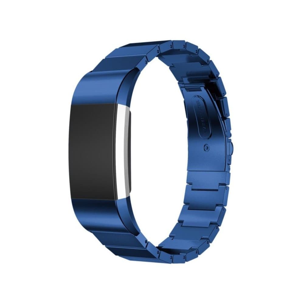 Fitbit Charge 2 urrem af rustfrit stål - Blå