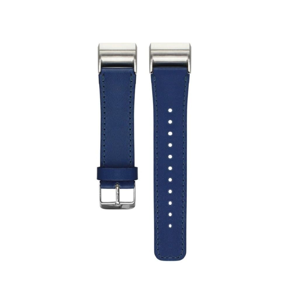 Fitbit Charge 2 urrem i ægte læder - Blå
