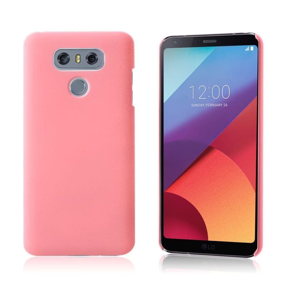 LG G6 Kuminen Kova Muovikuori - Pinkki