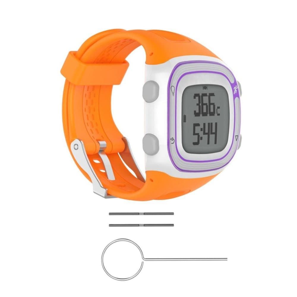 Garmin Forerunner 10 Blød slank silikone rem - Orange