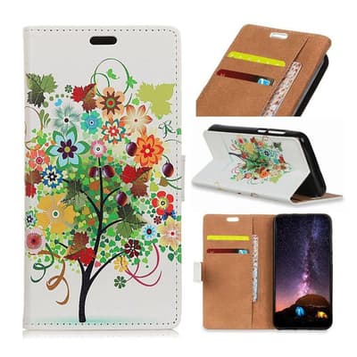 Samsung Galaxy A8 (2018) patterned PU leather flip case - Fl