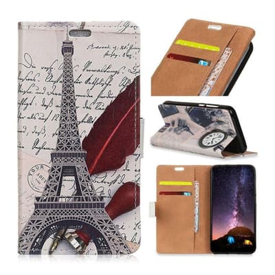 Samsung Galaxy A8 (2018) patterned PU leather flip case - Ei