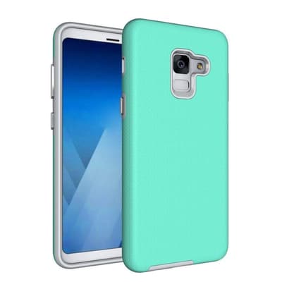 Samsung Galaxy A8 (2018) Snyggt enfärgat skal - Turkos