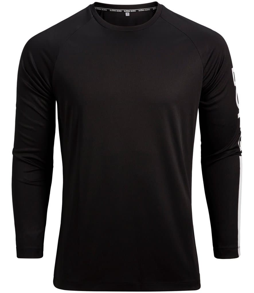 BJÖRN BORG AARON LONG SLEEVE TEE BLACK