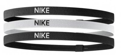 NIKE Elastic Hairband Black/White 3-pack