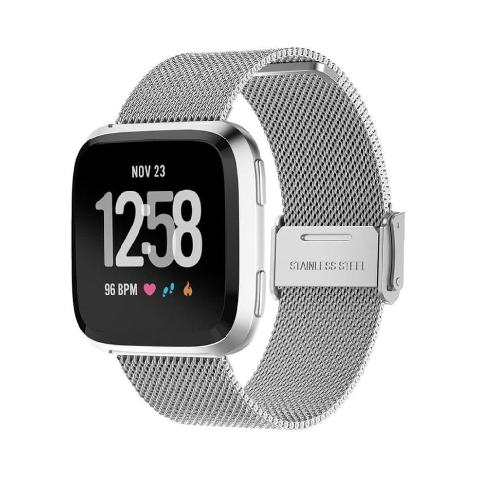 Fitbit Versa luxury milanese mesh stainless steel watchband