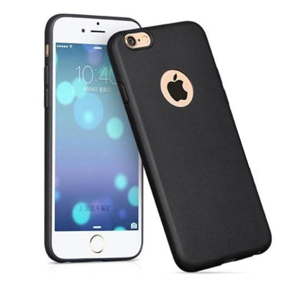 iPhone 7 / 8 Plast Cover Blødt (Sort)