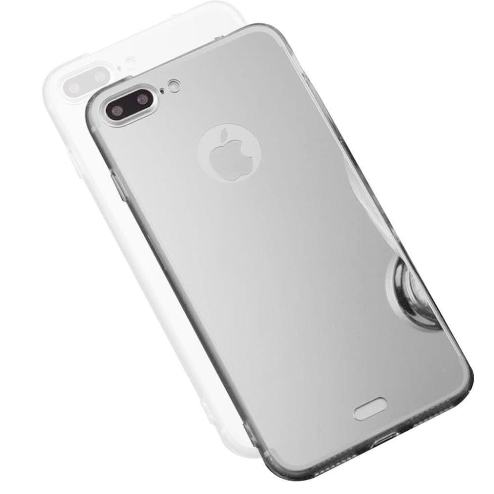 iPhone 7 Plus / 8 Plus Mirror Cover Plast (Sølv)