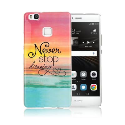 Huawei P9 Lite mjukt silikonskal - Never stop dreaming