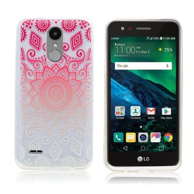 LG K4 2017 patterned PU leather flip case - Geometric Patter