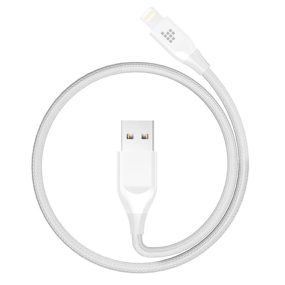 TRONSMART laddningskabel för Apple 8pin kontakt flätad synkn