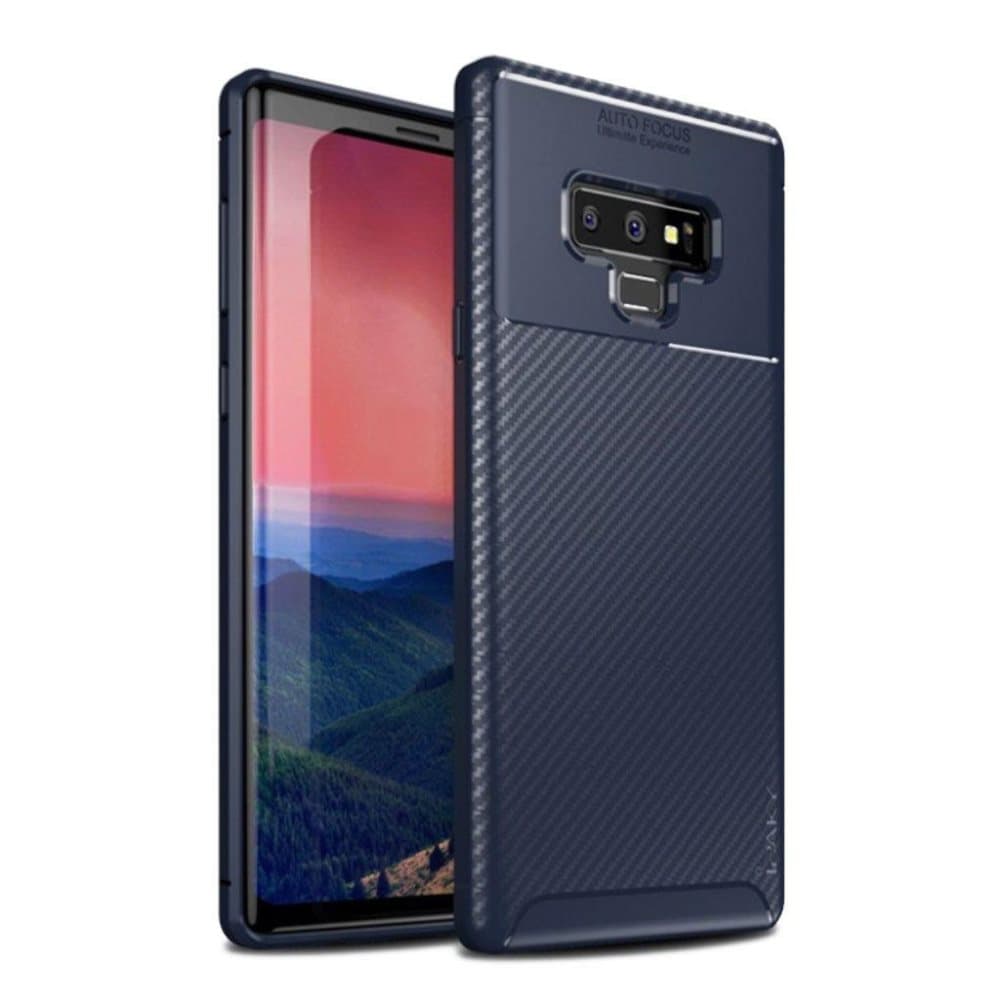 IPAKY Samsung Galaxy Note9 carbon fiber texture soft case -