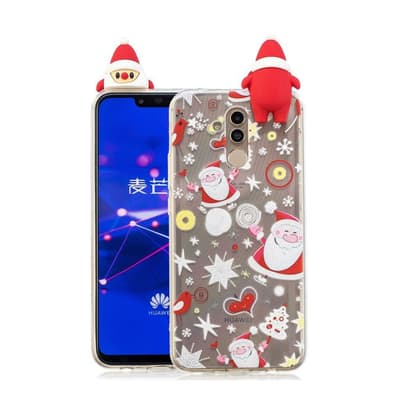 Huawei Mate 20 Lite christmas pattern case - Santa Claus and