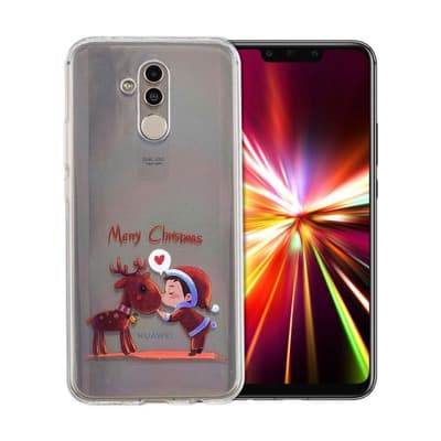 Huawei Mate 20 Lite christmas pattern case - Reindeer and Bo