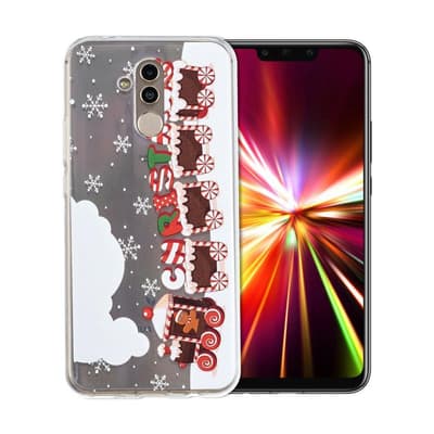 Huawei Mate 20 Lite christmas pattern case - Christmas Carts