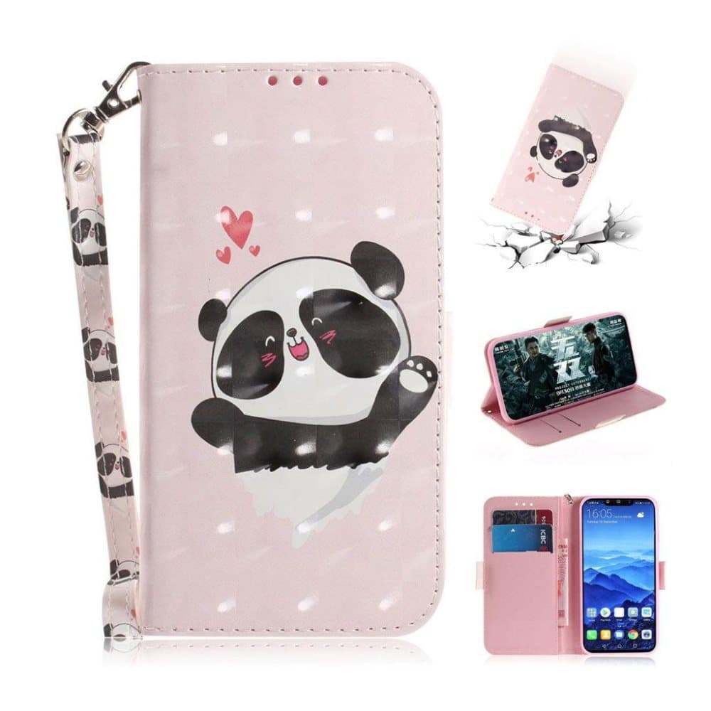 Huawei Mate 20 Lite light spot pattern leather flip case - C