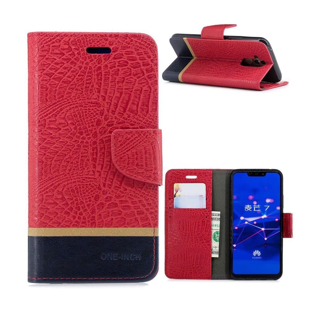 Huawei Mate 20 Lite crocodile texture leather flip case - Re