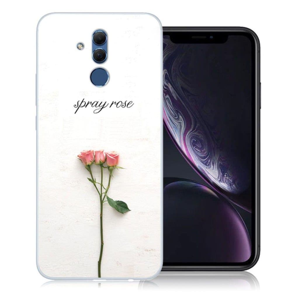 Huawei Mate 20 Lite pattern printing soft case - Spray Rose