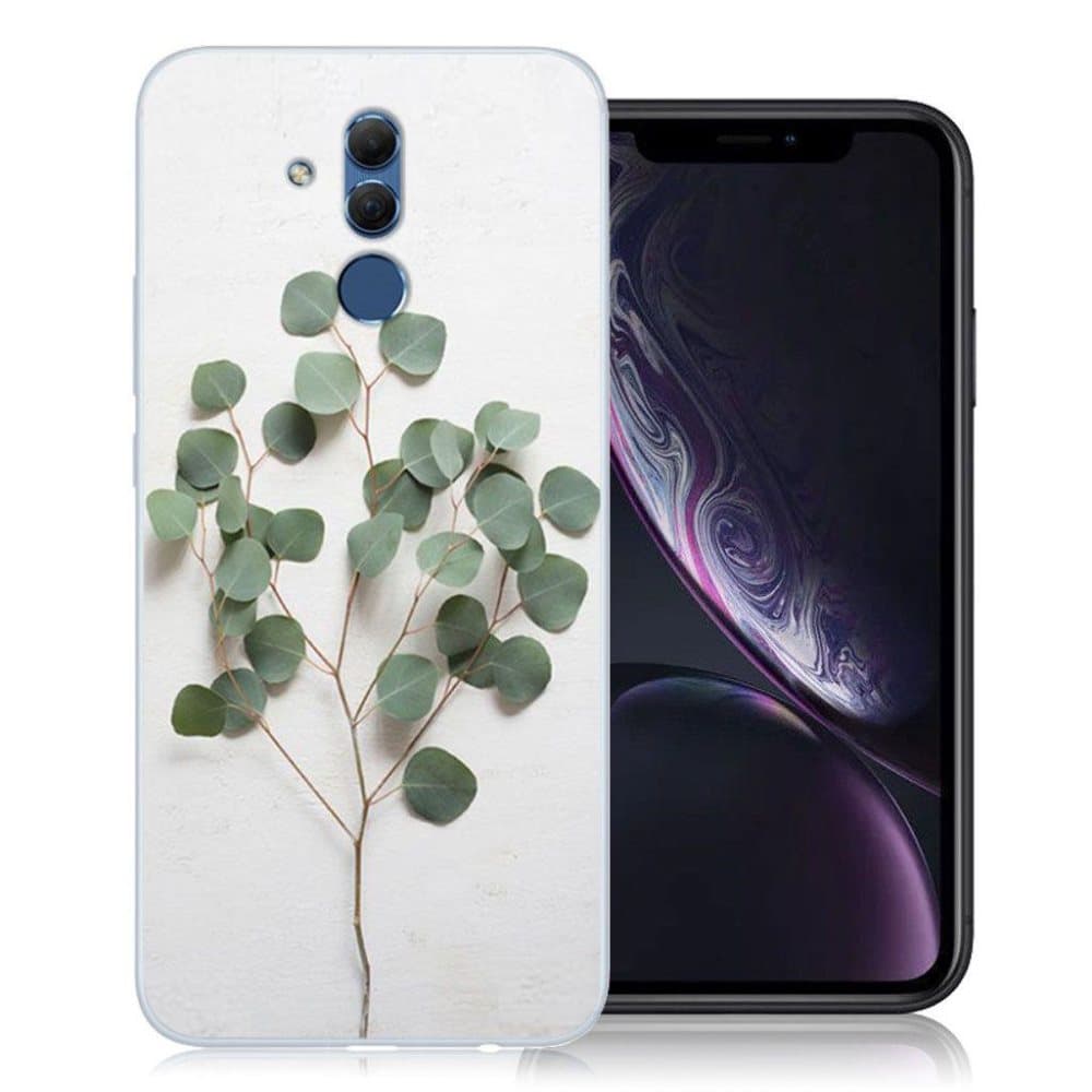 Huawei Mate 20 Lite pattern printing soft case - Leaf