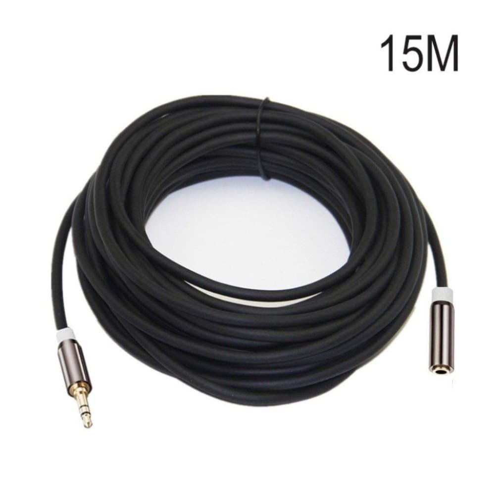 Universal 15M 3.5mm Male to Female Extension Stereo Audio Ex