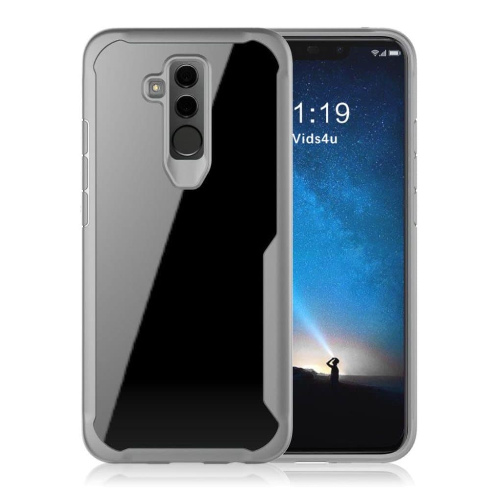 Huawei Mate 20 Lite shock absorption hybrid case - Grey