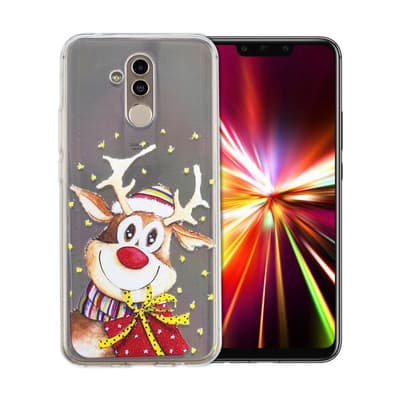 Huawei Mate 20 Lite christmas pattern case - Cartoon Reindee