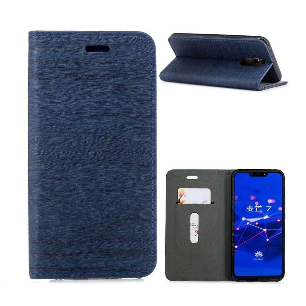 Huawei Mate 20 Lite auto-absorbed leather flip case - Dark B