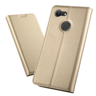 Google Pixel 3 mobiletui i kunstlæder med autoabsorberende l