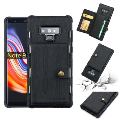 SHOUHUSHEN Samsung Galaxy Note9 brushed leather case - Black