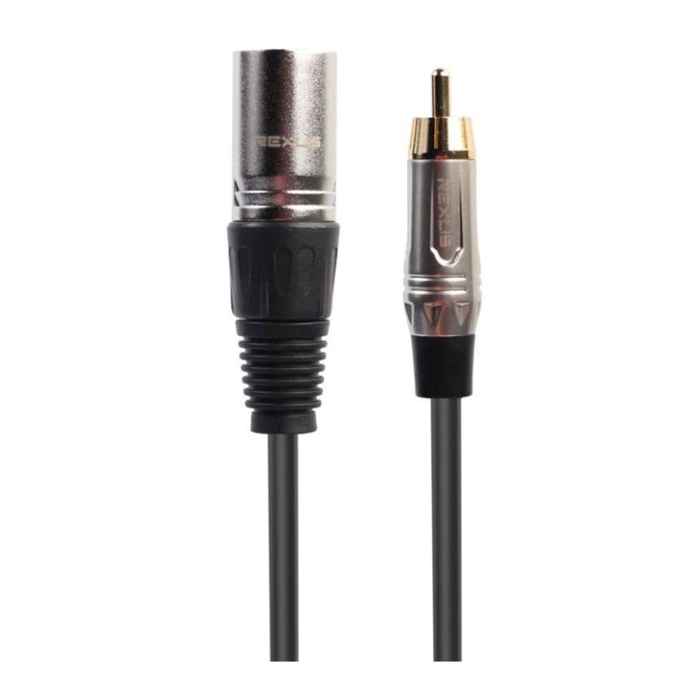 REXLIS för XLR hankontakt till 3.5mm hankontakt ljudkabel ko