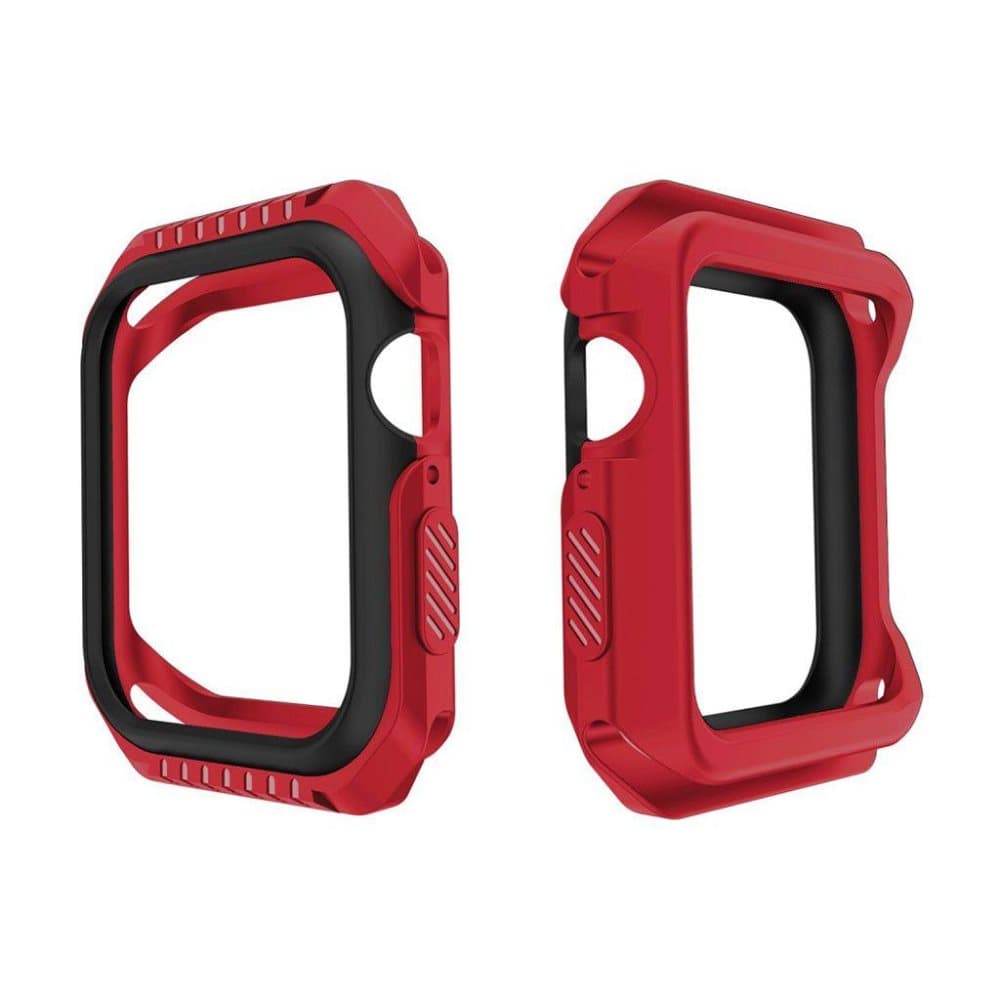 Apple Watch Series 4 44mm flexible silicone case - Red Outer