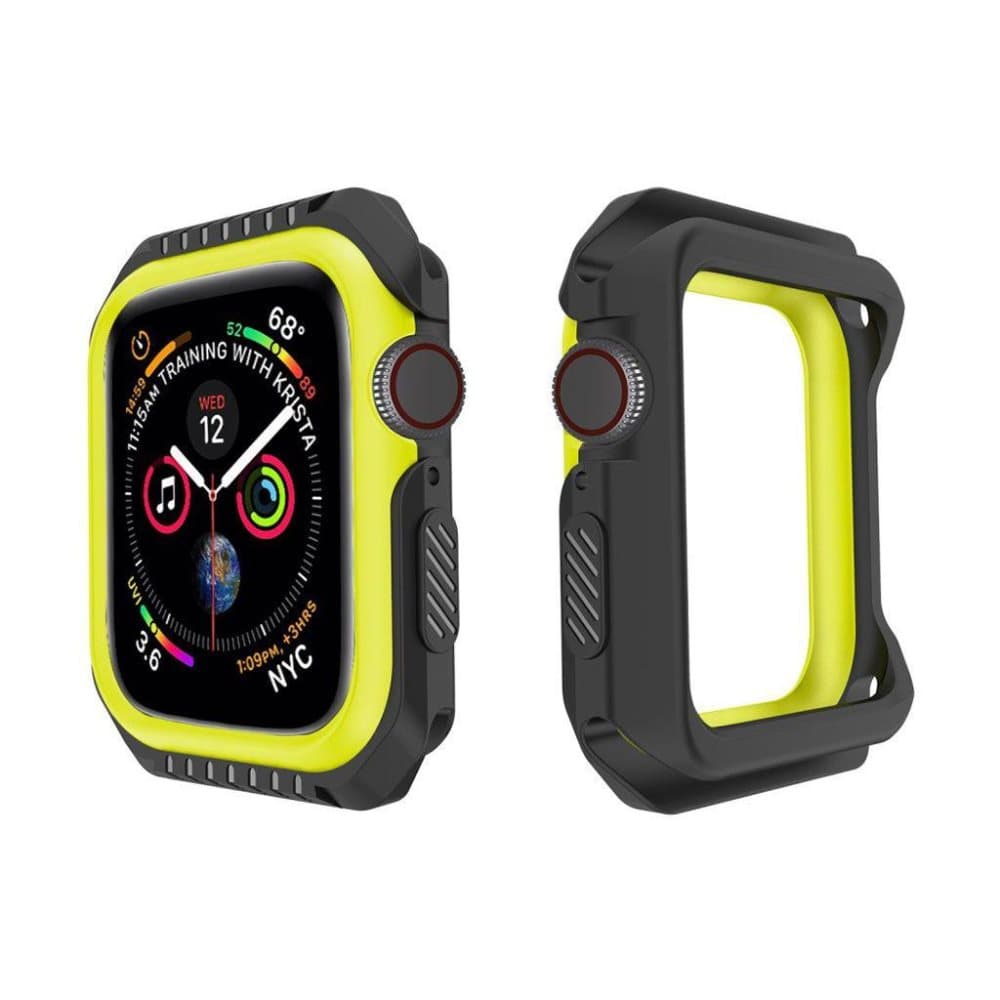 Apple Watch Series 4 44mm flexible silicone case - Black / Y