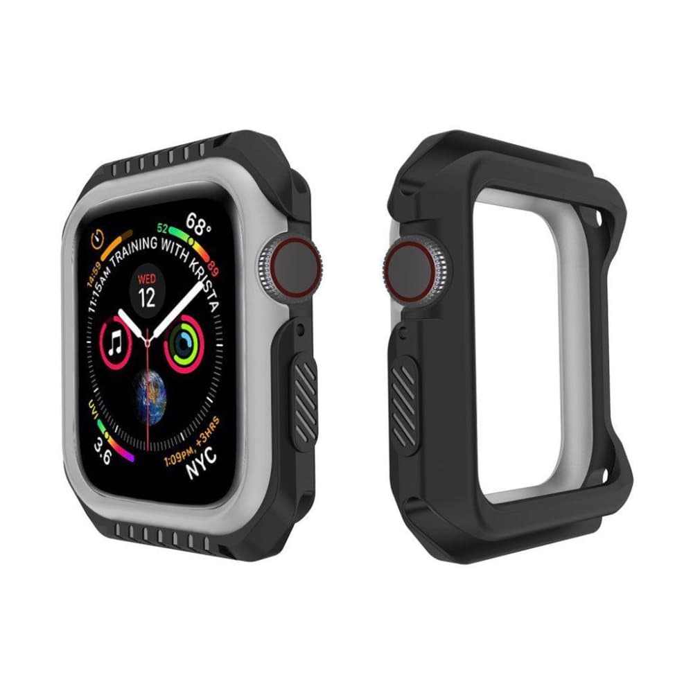 Apple Watch Series 4 44mm flexible silicone case - Black / G