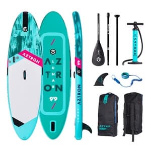 Paddleboard, Aztron Lunar 9'9'', oppustelige SUP inkl. tilbehør pakker
