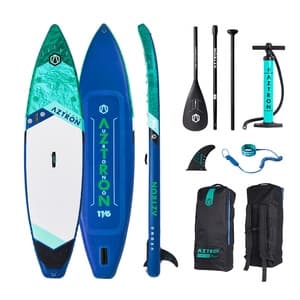 Paddleboard, Aztron Urono 11'6'', oppustelige SUP inkl. tilbehør pakker