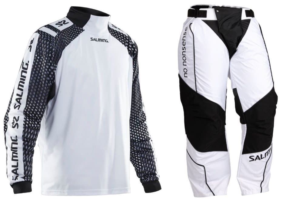 Salming Goalie Suit Atilla White/Black