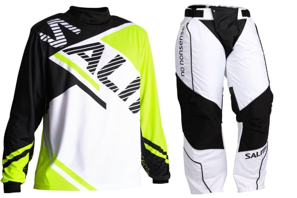 Salming Goalie Suit Atilla White/Yellow