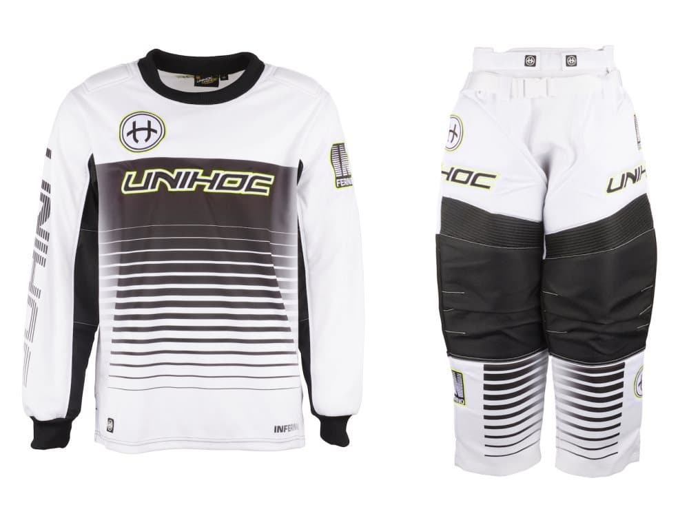 Unihoc Goalie suit Inferno White
