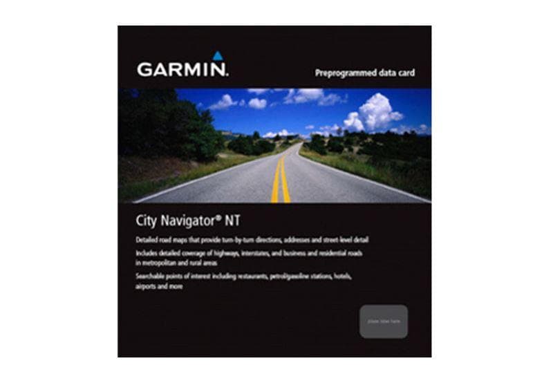 Frankrike + Beneluxländerna Garmin City Navigator® Europe NT - MICROSD™/SD™ CARD