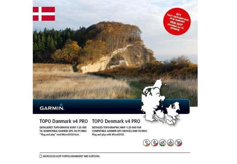 TOPO Danmark v4 PRO Garmin microSD™/SD™ card