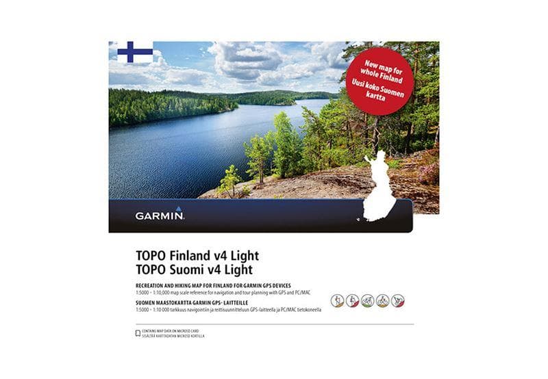 TOPO Finland v4 Light Garmin microSD™-/SD™-kort